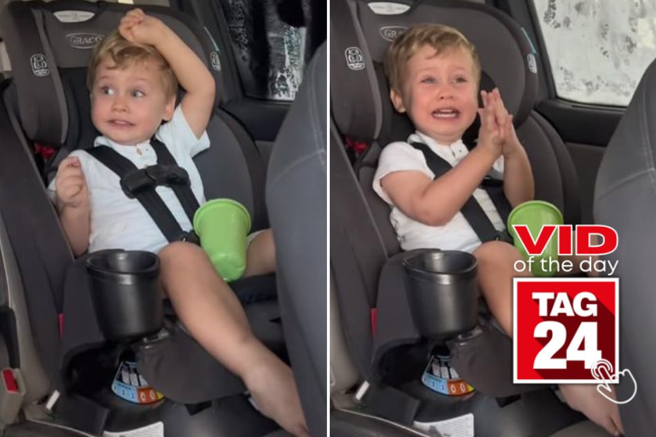 Viral Video of the Day for May 30, 2023: Hilarious toddler faces car wash fears