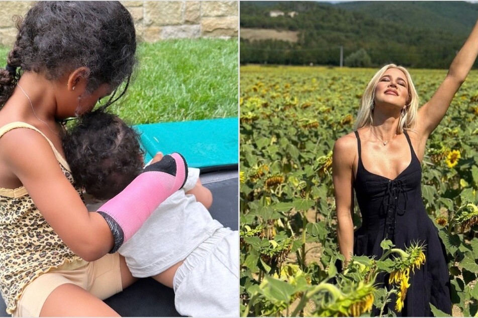Khloé Kardashian shares a glimpse at rainy day fun with True and Tatum