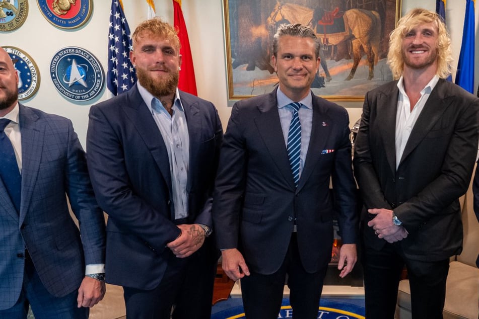 Hegseth brings in the Paul brothers to hype up troops in bizarre Pentagon stunt