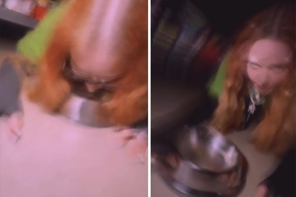 Madonna goes doggy style and Instagram is not about it