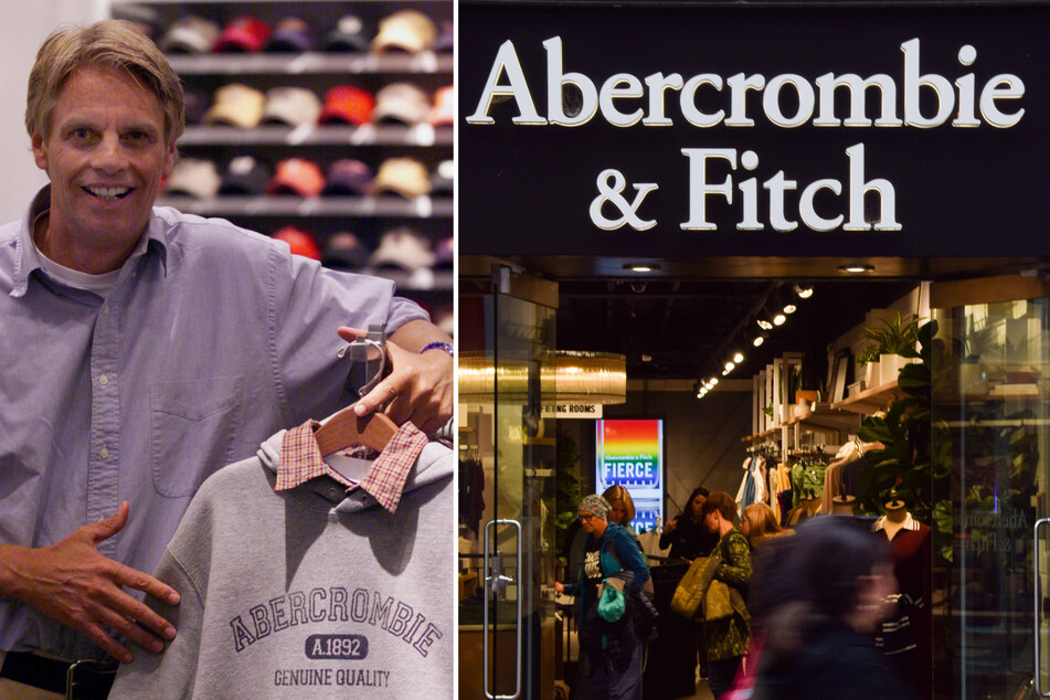 The former boss of fashion giant Abercrombie & Fitch and his British partner have been arrested and face sex trafficking charges.