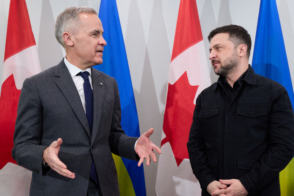 Carney slams Russia's latest "barbarism" as Zelensky visits Canada