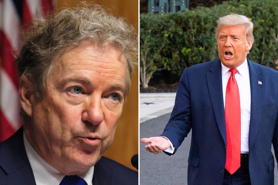 On Thursday, President Donald Trump (r.) invited Senator Rand Paul (l.) to an upcoming White House event after allegedly excluding him and his family.