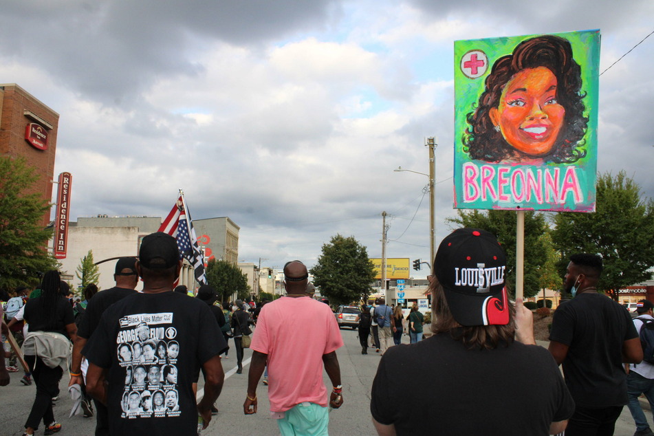 Thousands of people gathered in Louisville, and across the United States, to protest the police shooting of Breonna Taylor.