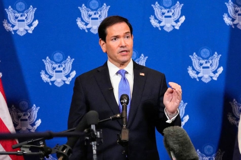 In an interview on Tuesday, Secretary of State Marco Rubio (pictured) argued that critics were overreacting to President Donald Trump's ban on select media outlets from the White House.