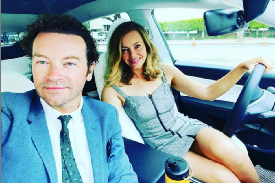 Danny Masterson (l.) shared a photo with his wife Bijou Phillips on Instagram, with whom he shares a daughter.