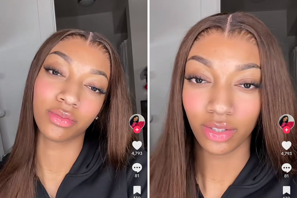Angel Reese debuted a new hairstyle in a series of viral TikToks shared on Tuesday.