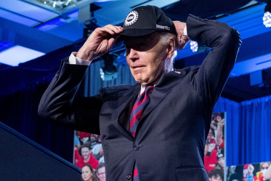 President Biden scored the coveted endorsement of the United Auto Workers on Wednesday, giving him a major boost for the blue-collar vote.
