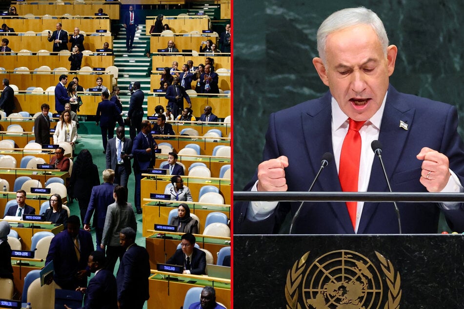 Israel's Netanyahu lashes out at Mamdani and slams allies in UN address as dozens of envoys walk out