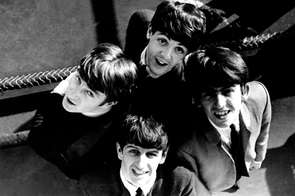 The Beatles, comprised of George Harrison (l), Ringo Starr (front), John Lennon (r) and Paul McCartney (top), are regarded as one of the most influential bands of all time.