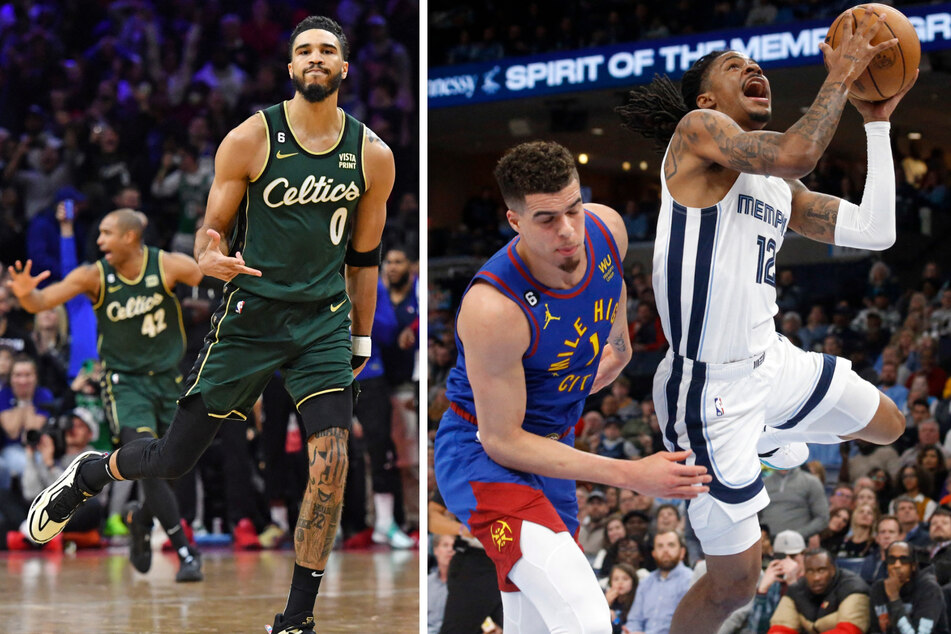 NBA roundup: Tatum leads Celtics past 76ers in thriller, Grizzlies down Nuggets