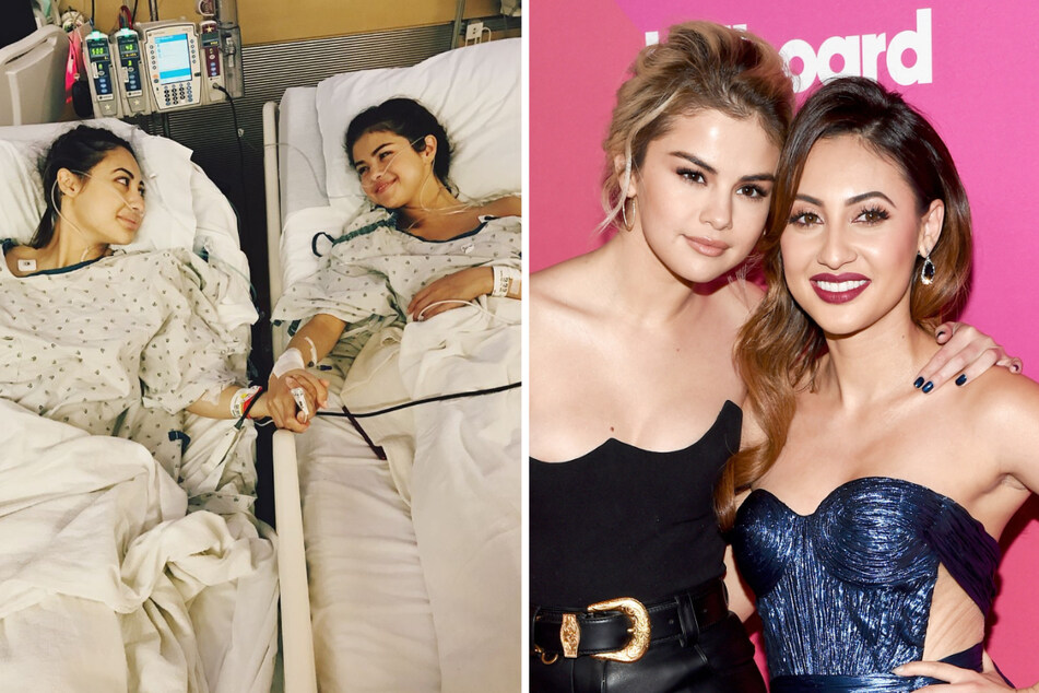 Selena Gomez (c) and Francia Raisa's friendship may have been impacted by the Rare Beauty Founder's drinking habits, according to Francia's father.