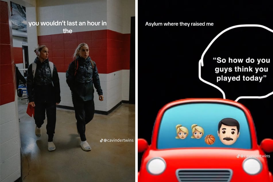 The Cavinder twins have added their own humorous twist to the Taylor Swift TikTok challenge, connecting with fans in a relatable way.