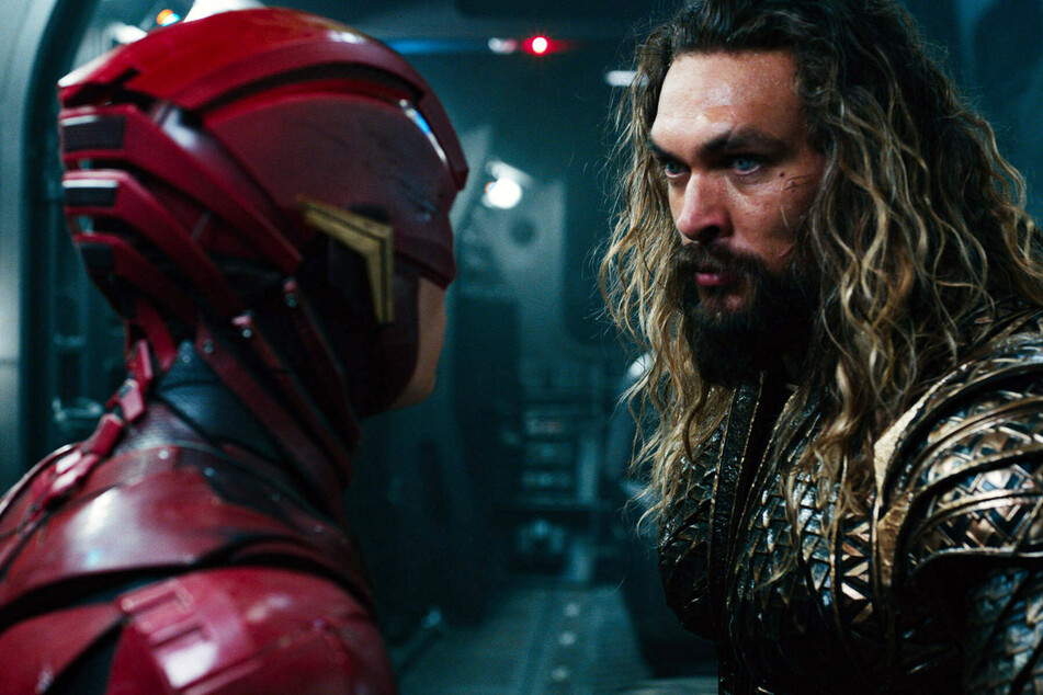 Ezra Miller (l.) and Jason Momoa are the only two DC stars whose films are still set to be released in 2023.