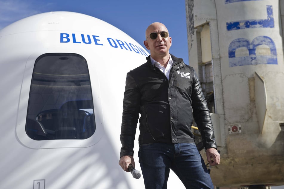 Bezos flew to space in July on an 11-minute ride with three other crew mates.