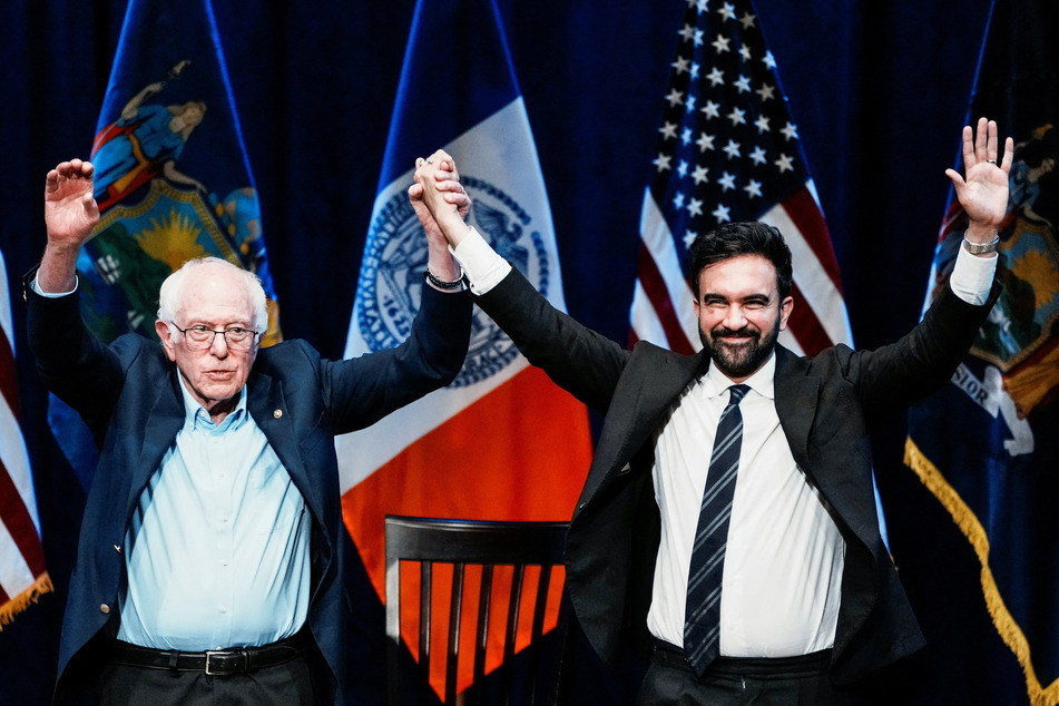 Bernie Sanders backs Zohran Mamdani in Brooklyn Fighting Oligarchy rally