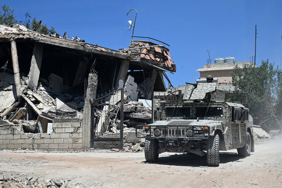 Lebanese soldiers patrol Zawtar al-Gharbiya on July 28, the same village Israel allegedly infiltrated on Friday night.