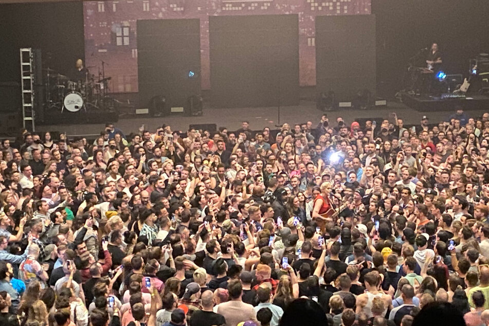 Betty Who ventured into the crowd and sang among fans at Hammerstein Ballroom in New York City.