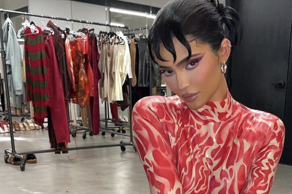 Kylie Jenner's bloodbath makeup promo sees Freddy Krueger come to Calabasas