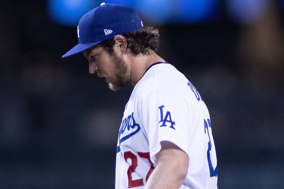Dodgers pitcher Trevor Bauer (30) has been placed on leave by the MLB in the wake of recent sexual assault allegations against him.