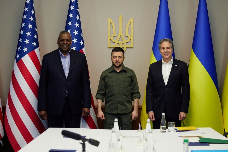 Ukraine war: Blinken says Russia is failing after high-profile visit to Kyiv