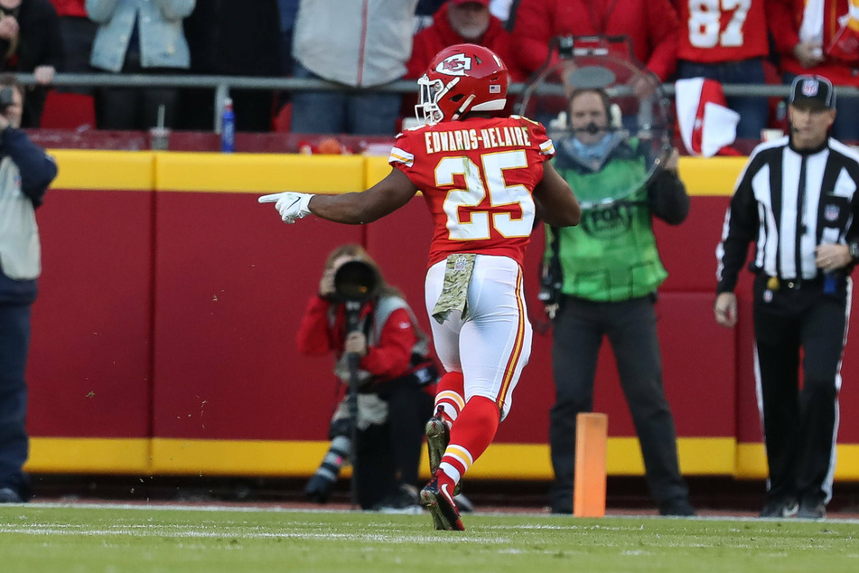 Chiefs running back Clyde Edwards-Helaire scored the game's only touchdown.