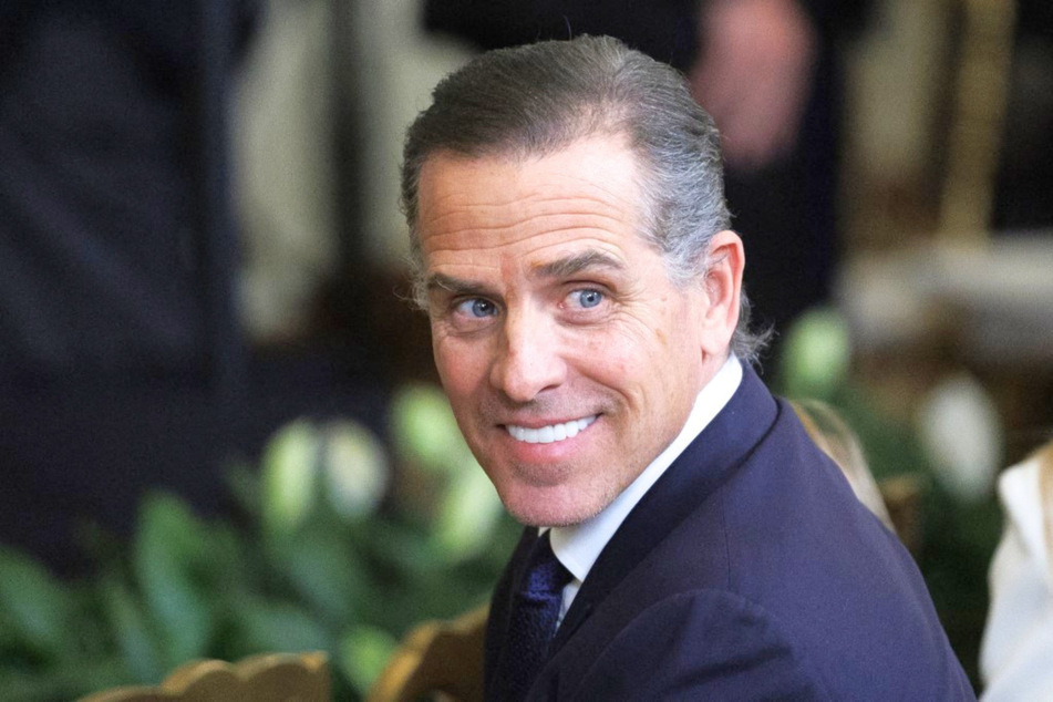 Hunter Biden (pictured) recently went viral on social media after sharing a post criticizing President Donald Trump's children for alleged corruption.
