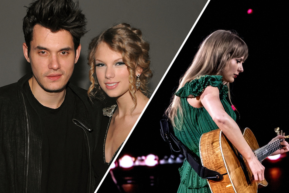 On Saturday, Taylor Swift (r) assured fans she doesn't need them to defend her from her exes ahead of her performance of Dear John, which will be re-released next month.