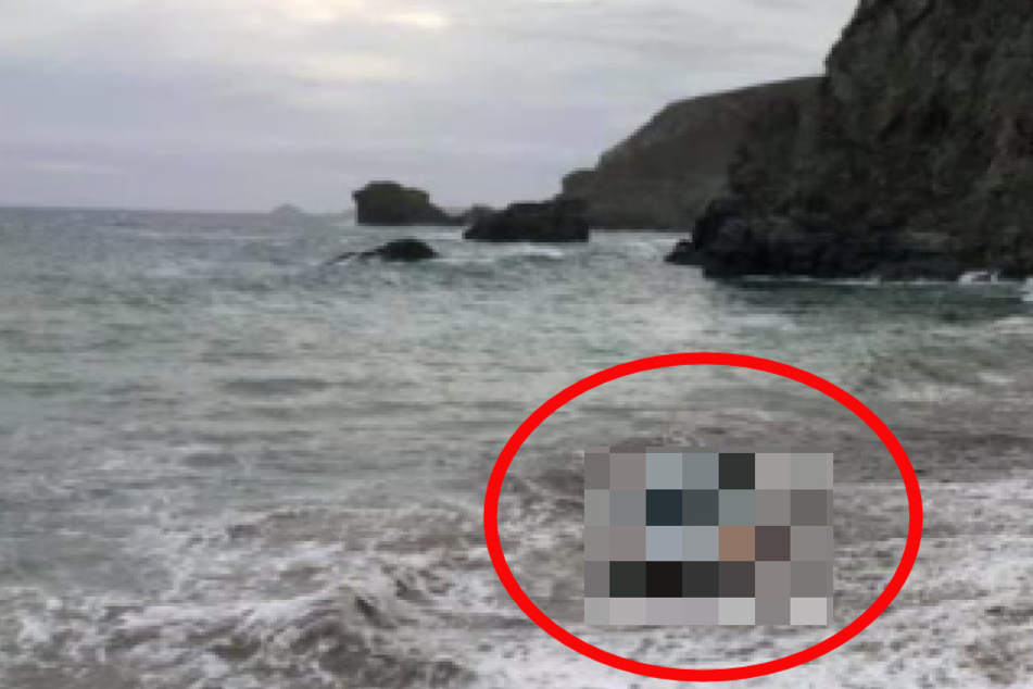 Car goes for a casual swim on the English coast