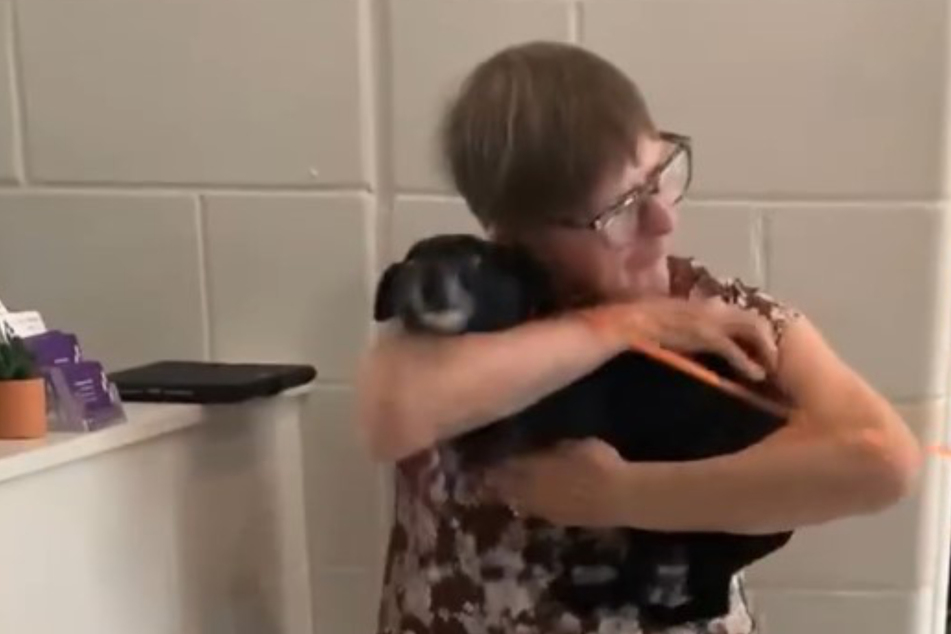 Elderly woman's reunion with dog she'd been forced to surrender has internet weeping!