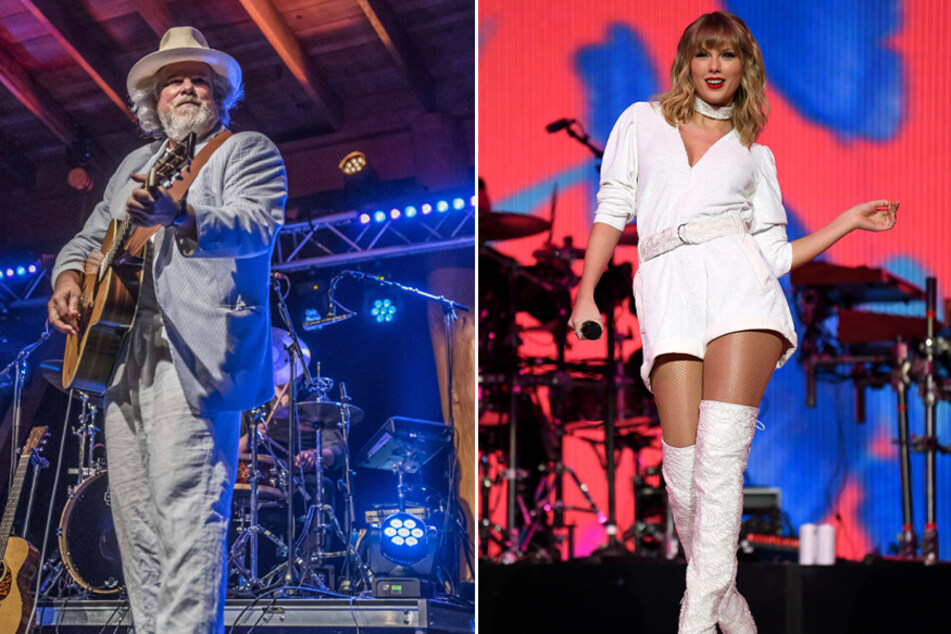 Robert Earl Keen and Taylor Swift (r.) both have non-traditional Christmas bops to check out.
