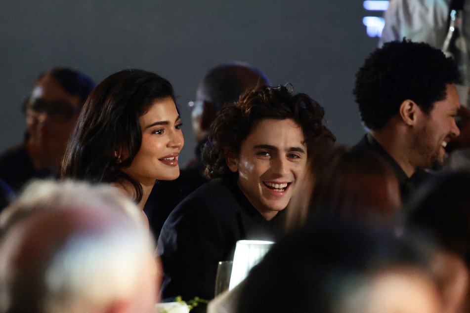 Kylie Jenner (l) and Timothée Chalamet enjoyed a sweet date night together at the 2023 WSJ. Magazine Innovators Awards.