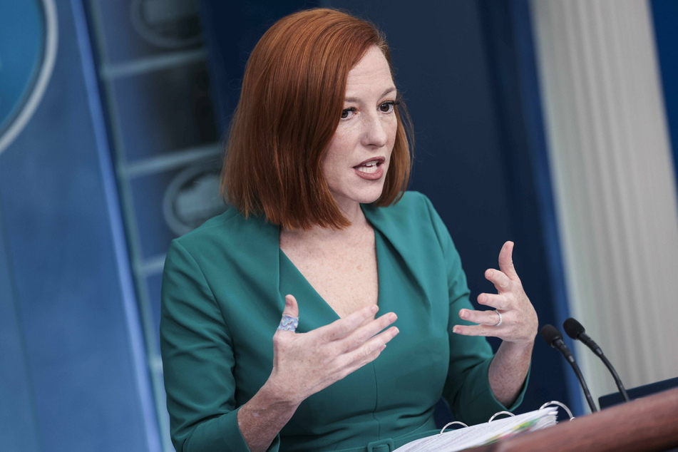 White House Press Secretary Jen Psaki defended the White House's alarming rhetoric on Russia.