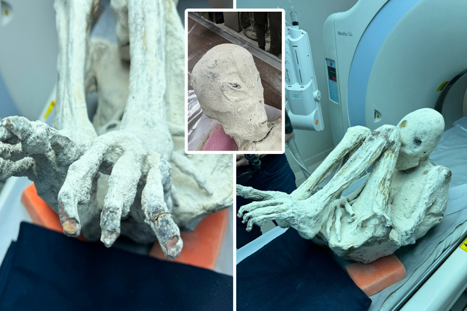 Mysterious "alien mummy" found with non-human fingerprints in bizarre discovery