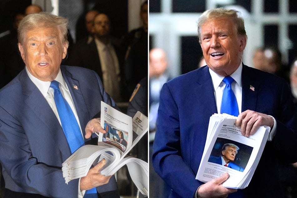 Donald Trump complained about the "freezing" temperature in the New York courtroom where his hush money trial is being held.