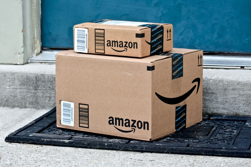 Amazon has seen a dramatic increase in sales during the coronavirus pandemic (stock image).