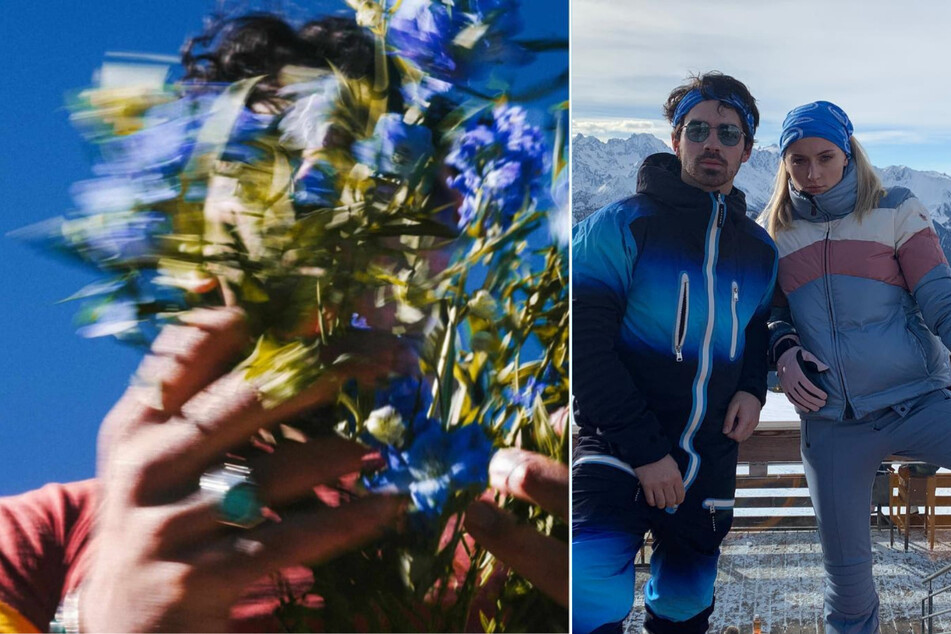 Singer Joe Jonas just announced an upcoming solo album called Music For People Who Believe In Love... but is the title a dig at his ex-wife Sophie Turner (r.) amid their messy split?