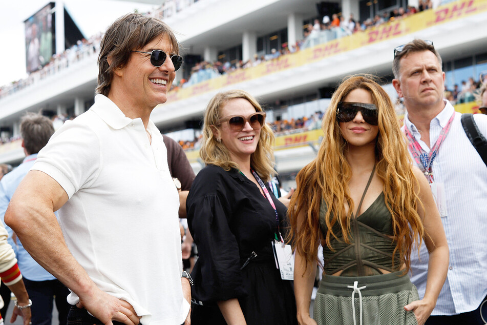 Shakira and Tom Cruise spark romance rumors at Formula 1 Grand Prix