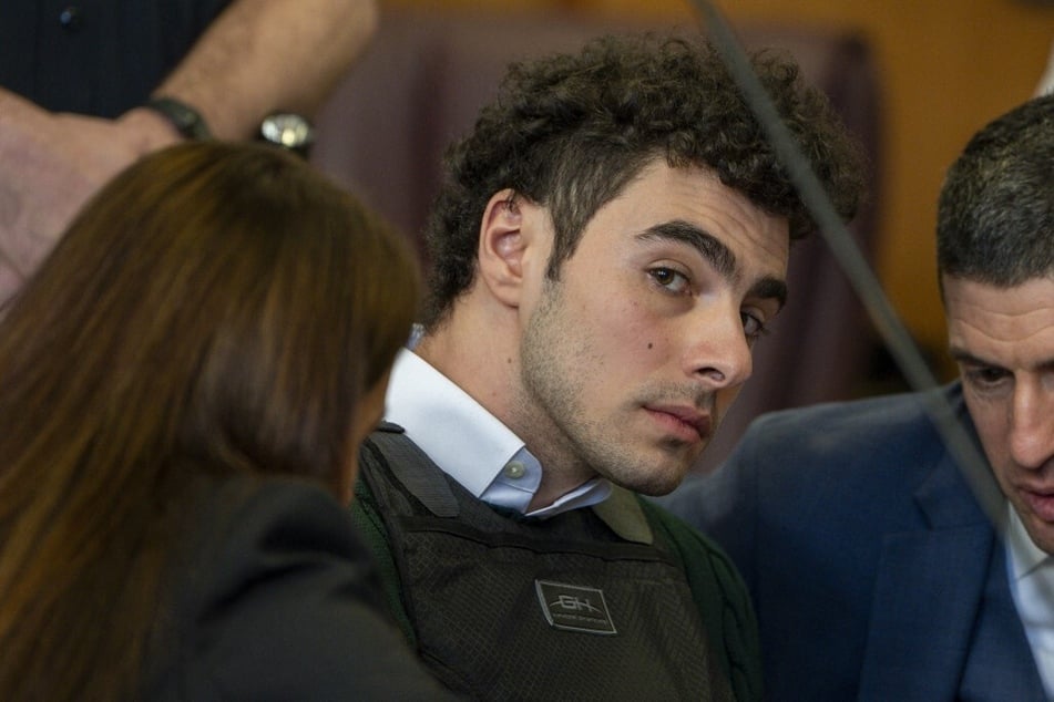 Luigi Mangione attends a hearing at the Manhattan Supreme Court in New York City on February 21, 2025.