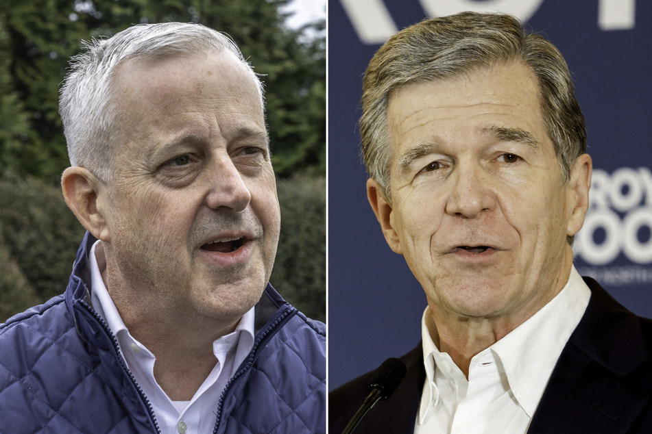 Republican Michael Whatley (l.) and Democrat Roy Cooper will go head to head in the North Carolina general election for US Senate.