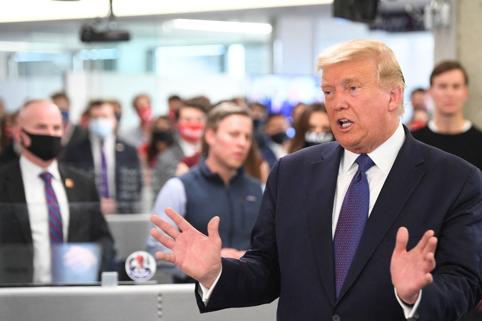 Trump requests date for election interference trial as legal team makes "War and Peace" complaint