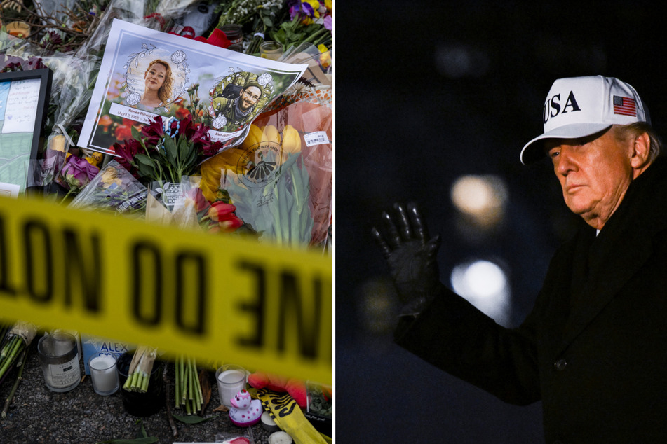 Trump makes crass comment about parents of victims in ICE killings and hints at "de-escalation"