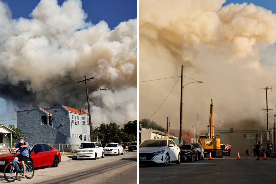 Los Angeles placed under state of emergency due to massive warehouse fire