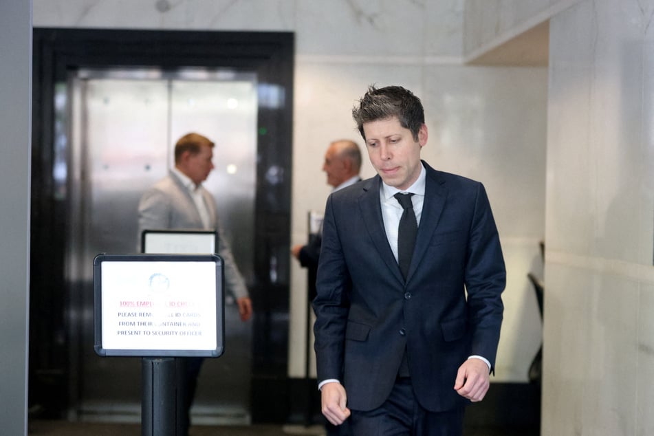 OpenAI CEO Sam Altman arrives at the federal courthouse in Oakland, California, on May 14, 2026.
