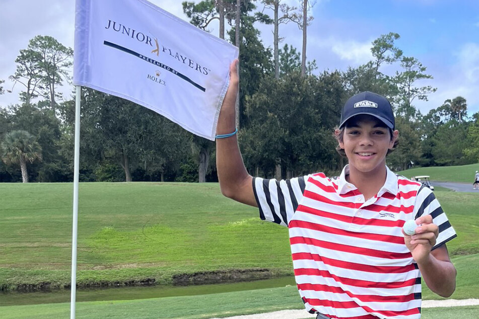 Charlie Woods makes hole-in-one at golf Junior Players Championship