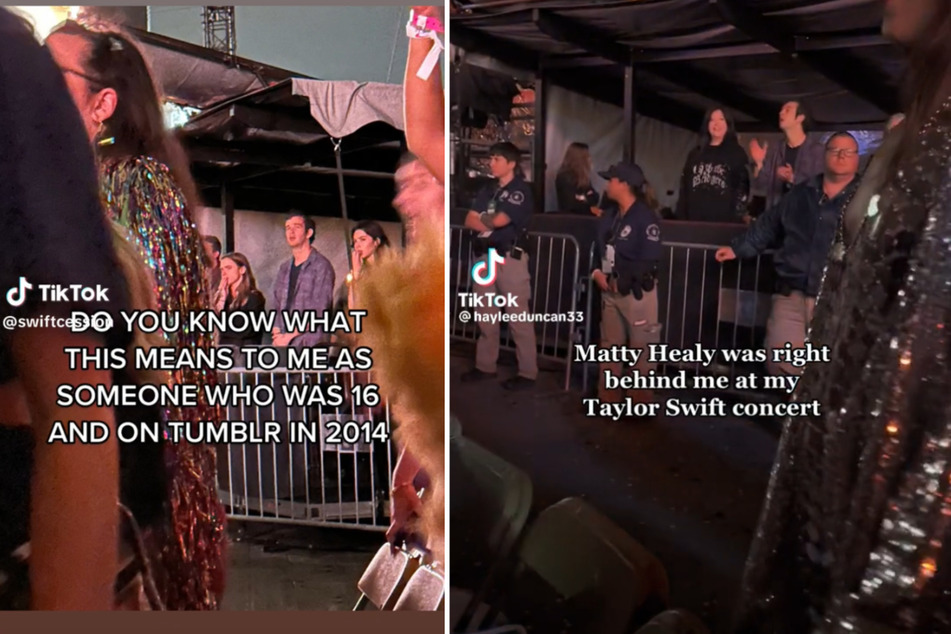 Fans are in a frenzy after Matty Healy showed up at The Eras Tour amid rumors he's dating Taylor Swift.