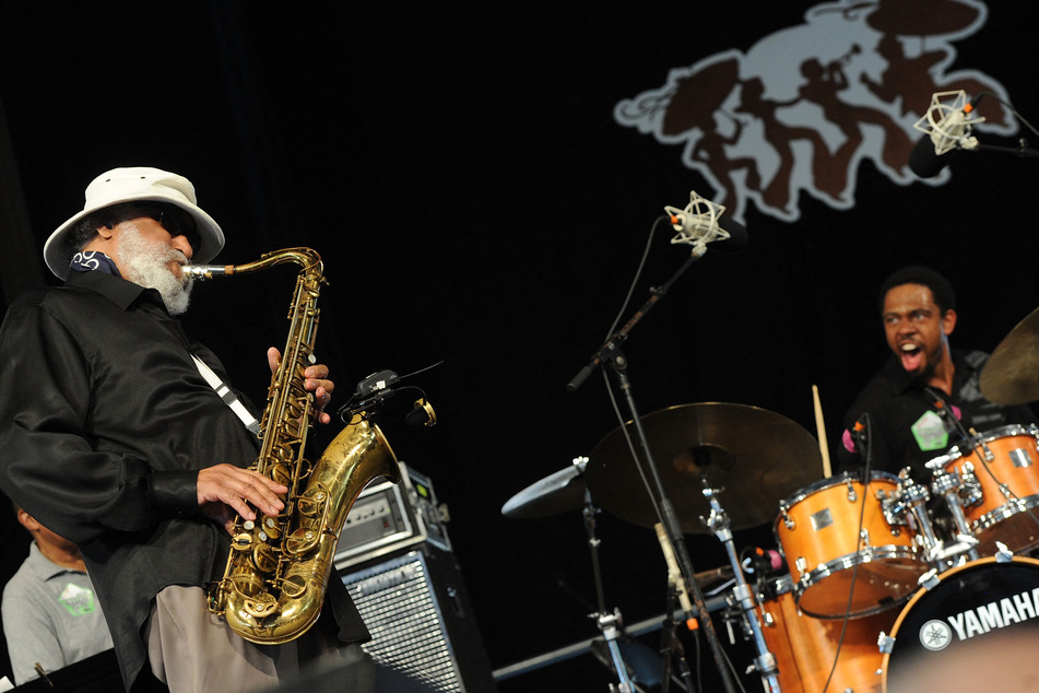 Sonny Rollins performs during the New Orleans Jazz & Heritage Festival on May 8, 2011.