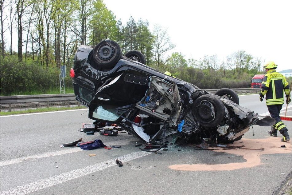 The A72 highway accident last year saw five people injured, as US soldiers stepped in to provide first aid.