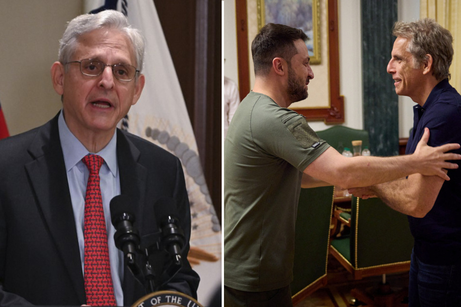 Ben Stiller meets with Zelensky as US attorney general visits Ukraine amid rising tensions