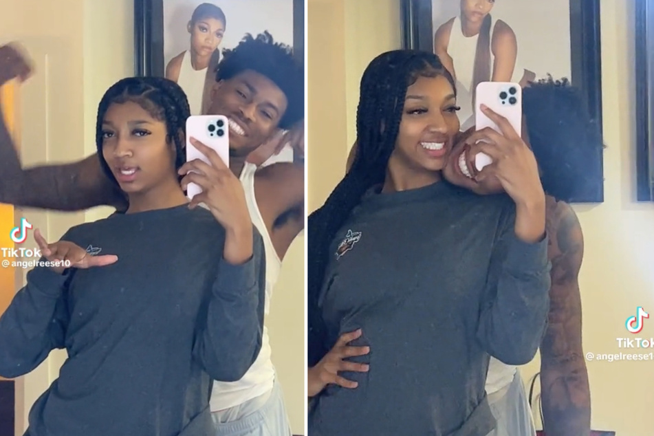 Angel Reese sends sweet shout-out to Cam'ron Fletcher in latest TikTok